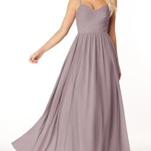 Azazie bridesmaid dress - Lisbon - color: Dusk - size: A10